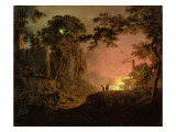 Cottage on Fire