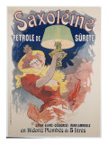 Poster Advertising 'saxoleine'  Safety Lamp Oil  1901