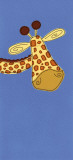 Giraffe on Blue