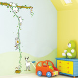 Forest Jungle Animals Monkey Deer Raccoon Bear