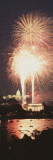 Fireworks Over a City  Washington DC  District of Columbia  USA