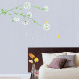 Lovely Flowers in the Wind