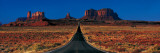 Route 163  Monument Valley Tribal Park  Arizona  USA