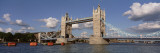 Bridge Over a River  Tower Bridge  Thames River  London  England  United Kingdom