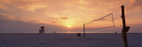 Sunset Over a Beach  Gulf of Mexico  Venice Beach  Venice  Florida  USA