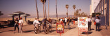People Walking on the Sidewalk  Venice  Los Angeles  California  USA