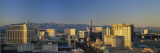 High Angle View of Buildings in a City  Las Vegas  Nevada  USA