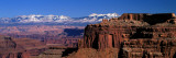La Sal Mountains Seen from Canyonlands National Park  Utah  USA
