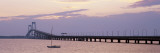 Newport Bridge  Narragansett Bay  Rhode Island  USA