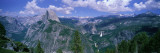 Nevada Fall and Half Dome  Yosemite National Park  California
