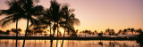 Sunset  Anaehoomalu Beach  Hawaii  USA