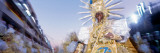 Woman in Elaborate Carnaval Costume in the Sambodromo  Rio De Janeiro  Brazil