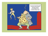 Alice in Wonderland: Father William Balances an Eel