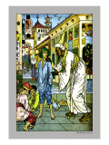 Aladdin Accosted By Magician  c1878