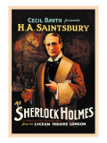 H A Saintsbury as Sherlock Holmes