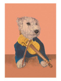 Dog with Violin