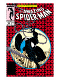 Amazing Spider-Man 300 Cover: Spider-Man Fighting and Flying