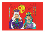 Alice in Wonderland: The King and Queen of Hearts