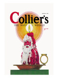 Melting Santa Candle
