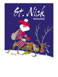Skinny Scottish Santa Rides on Reindeer