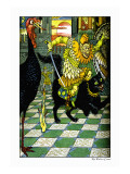 The Yellow Dwarf Rides A Cat  c1878
