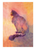 Chat Pourpre  c1900