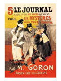 Le Journal: Les Mysteres de la Tour Pointue  c1899