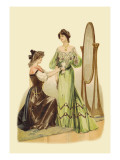 Adjusting the Gown