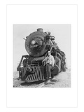 War Information Photographer Jack Delano and Train