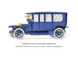 Exterior View of Limousine Ambulance