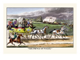 The Prince of Wales Rides on a Horse-Drawn Carriage