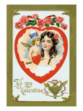 All American Patriotic Valentine