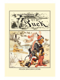 Puck Magazine: Stealing Jingo Jim's Clothes