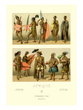 Ten African Tribe Members