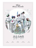 Album Blouses Nouvelles: Five White Blouses