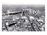 Zeppelin above Philadelphia
