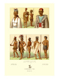 Nine African Tribe Members