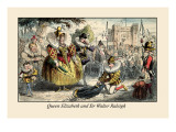 Queen Elizabeth and Sir Walter Raleigh