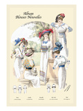 Album Blouses Nouvelles: Ladies in Patterned Dresses