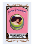 Portrait Reproductions on Tins by American Stopper Co