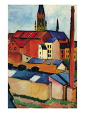 St Mary's Church with Houses and Chimney