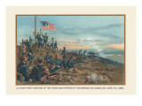 Hoisting of the Stars and Stripes on Cuban Soil  June 11  1898
