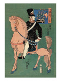 Russian Officer on White Horse