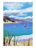 Coastal Scene with Boats