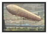 Zeppelin above Lake Constance