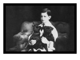 Frank and His Two Black Pugs