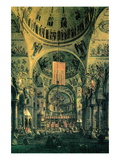 Interior of St Marks Church  Venice