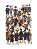 Little Boys Modeling Garments