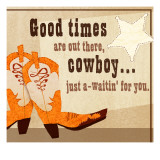 Cowboy Boots and Star