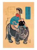 Namibian Ukiyo-E Elephant